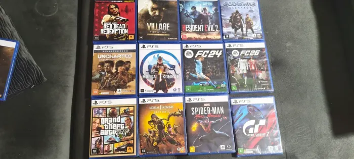 Jogos playstation ps5 ps4 lacrados e usados 