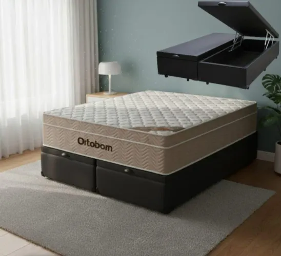 Quarto colchão casal Ortobom 