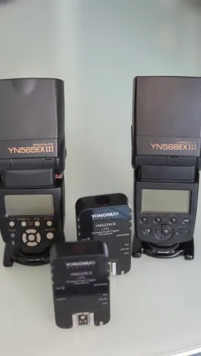KIT FLASH YONGNUO NIKON COMPLETO + RÁDIO 