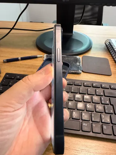 iPhone 256 gb na caixa (meia noite)