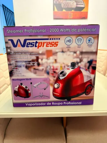 Steamer Vaporizador Passador De Roupas Vermelho 2000w 220v- Novo