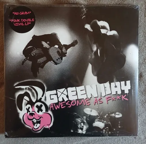 Lp vinil Green day- Awesome - Duplo - colorido - Frete grátis