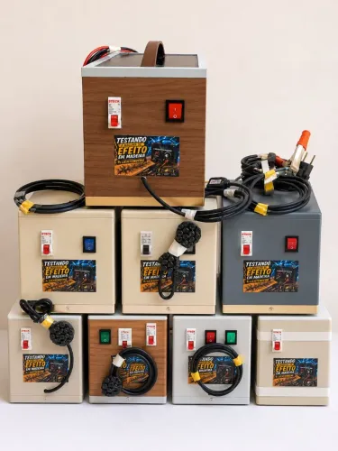 Máquina para fazer efeito Lichtenberg.