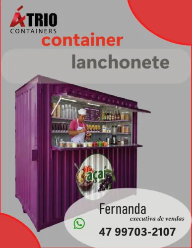 Lanchonete containers modulares