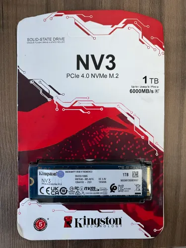 SSD NVMe M.2 Kingston NV3 de 1 TB