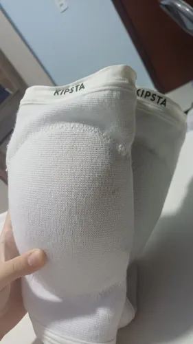 Joelheira Kipsta branca P/M