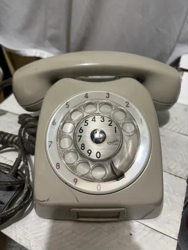 Telefone a disco clássico - funcionando 