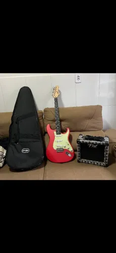 Guitarra elétrica Memphis mg-30+ amplificador+capa acolchoada