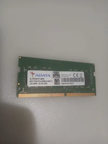 Memoria notbook ddr4 8gb 3200hz não faço envio