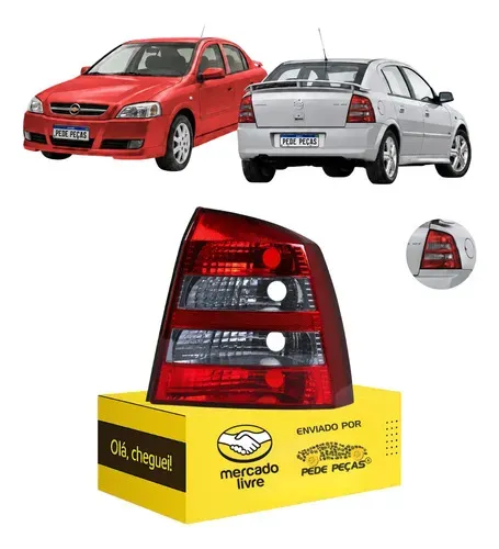 Lanterna Fume Astra Hatch 2003 A 2011 Elegance Ss Gsi Cd Ld Direito/passageiro Fumê