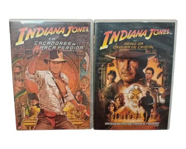 2 DVDs Originais Indiana Jones