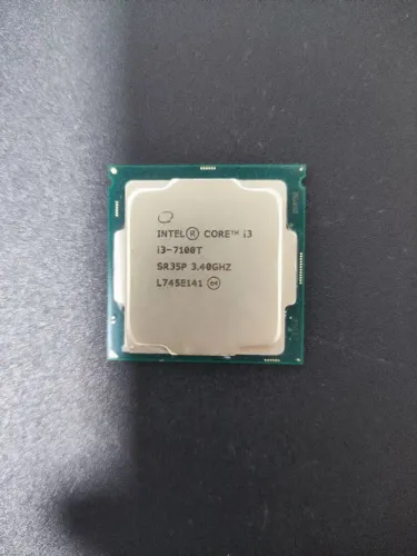 Processador i3-7100t de baixo consumo - aceito troca em gabinete gamer 