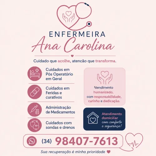 Enfermeira a domicílio