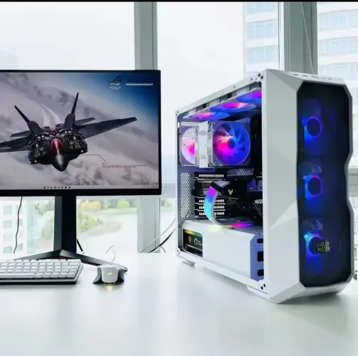 KIT DE 6 VENTILADORES RGB/ARGB 120MM - NOVOS!