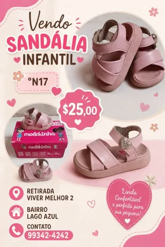 Sandália infantil