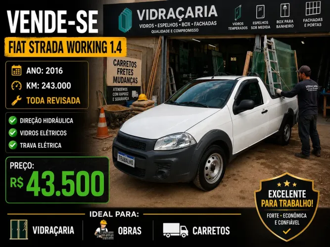 Fiat Strada Working 1.4 MPI Fire Flex 8V CS 2016