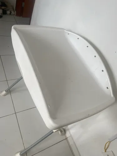 Trocador de fraldas com suporte dobrável 
