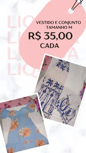 Roupas femininas usadas