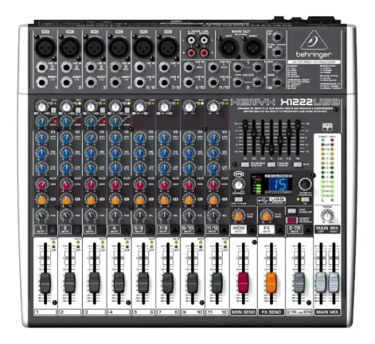 Console Behringer X1222usb Xenyx De Mistura 100v/240v Nova Nota Fiscal