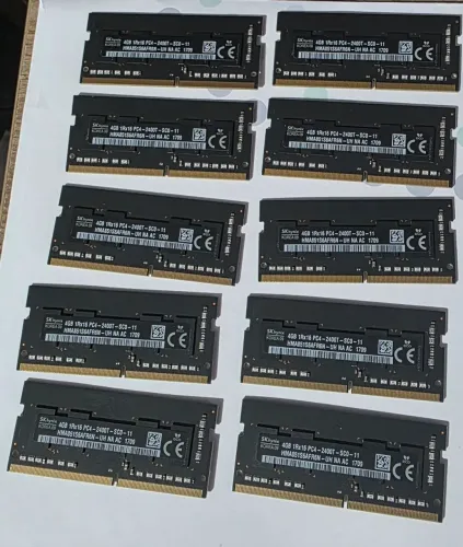 Lote 10 Memória Ram SK hynix - DDR4 2400MHz