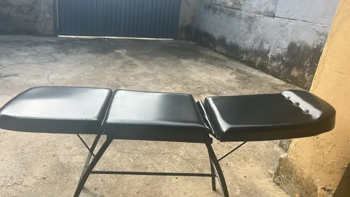 Maca Reclinável Profissional 3 Partes - Estética, Cílios e Tatuagem