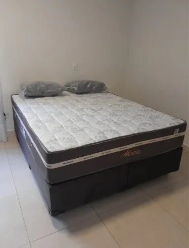Cama box conjunto d28 firme casal 10x sem juros