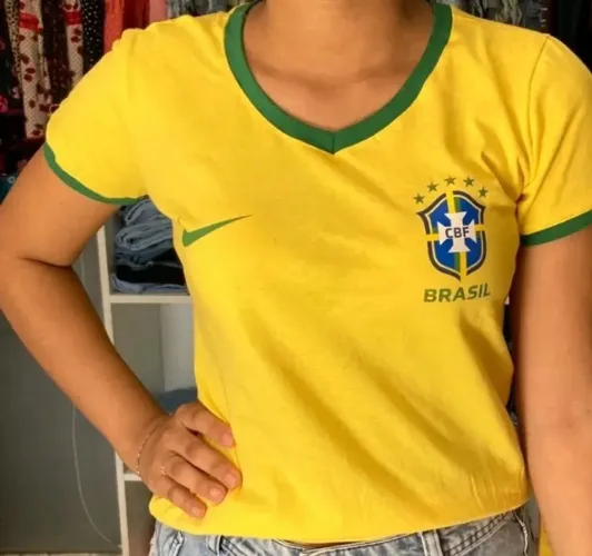Camisa Brasil unissex M