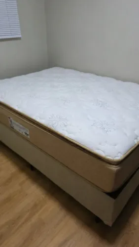 Cama box casal molas ensacadas