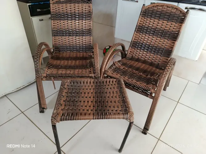 Cadeira de varanda para restaurar