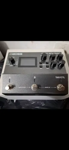 Pedal Boss Reverb Shimmer Rev-500 e Fonte Caixa Manual