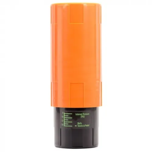 Pressurizador de Bola de Tênis Preto e Laranja 3 Bolinhas