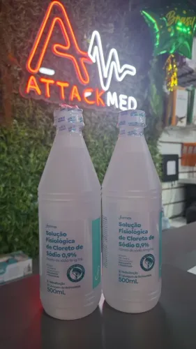 Garrafa de Soro Fisiológico 0,9% 500 ML - Farmax