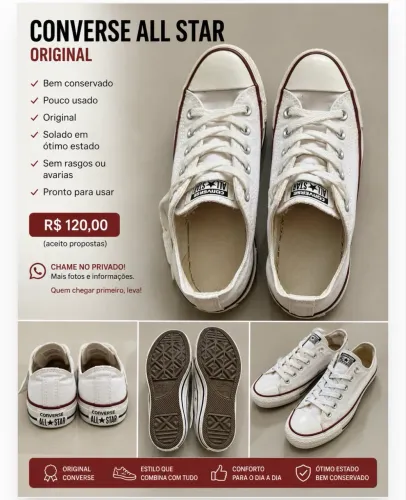 All star original usado conservado num 35