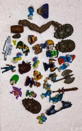 Lote miniaturas de boneco
