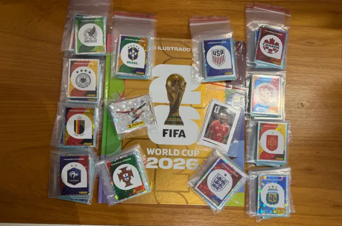 Álbum da Copa do Mundo 2026 completo PARA COLAR