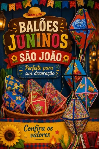 Balões Juninos 