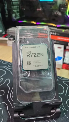 Processador AMD Ryzen 5 5500X3D, 6-Core, 12-Threads, 3GHz (4GHz Turbo), Cache 99MB