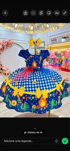 Vestido de quadrilha e festa