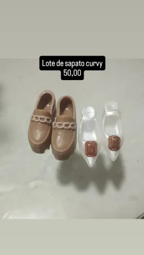 Lote de sapatos curvy