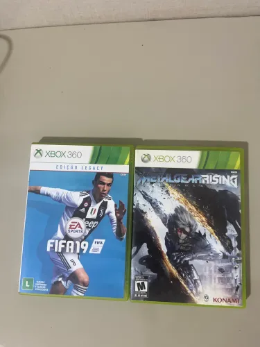 FIFA 19 e Metal Gear Rising Xbox 360