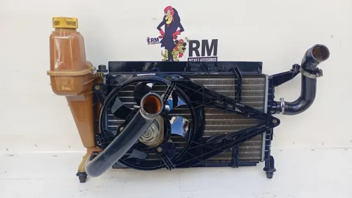Kit Radiador Ventoinha Defletor S/ar Celta 2000/06 Completo