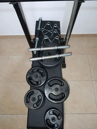 Kit de musculação 