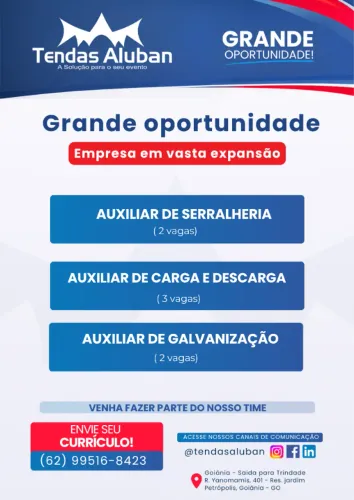 VAGAS IMEDIATAS