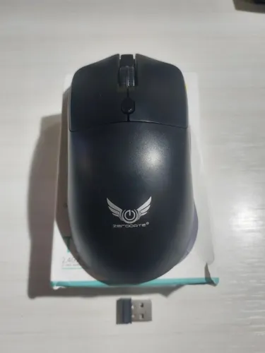 Mouse Gamer Sem Fio | 800-1600 DPI | Conexão USB 2.4GHz | Leve e Confortável | Preto