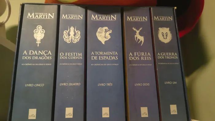 Box livro game of thrones