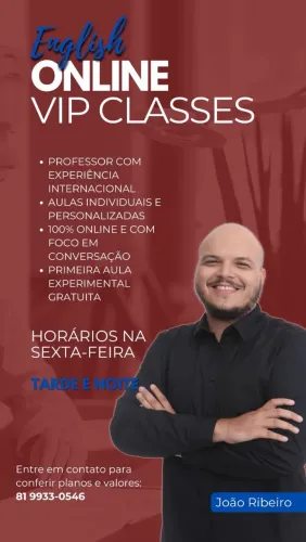 Aulas particulares de inglês