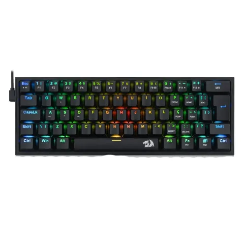 Teclado MAGNÉTICO Gamer Redragon, Fizz, RGB, Preto