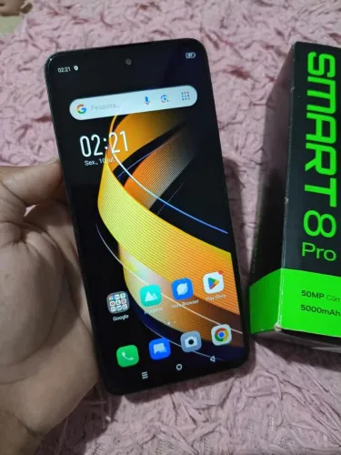 Celular infinix smart 8 pró, 256 GB, 8 de Ram 