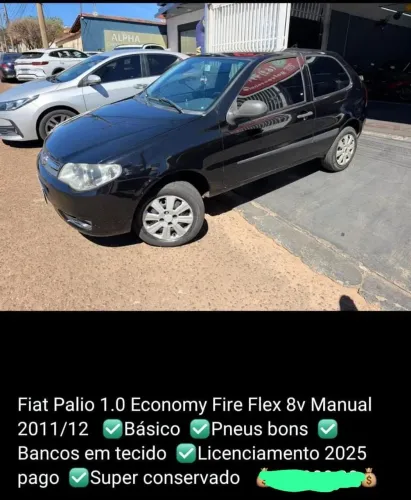 Fiat Palio 1.0 Economy Fire Flex 8V 2P 2012