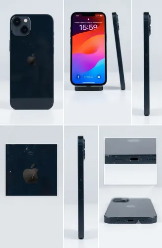 iPhone 13 128GB Meia-Noite (Preto) - Único Dono + Acessórios Originais